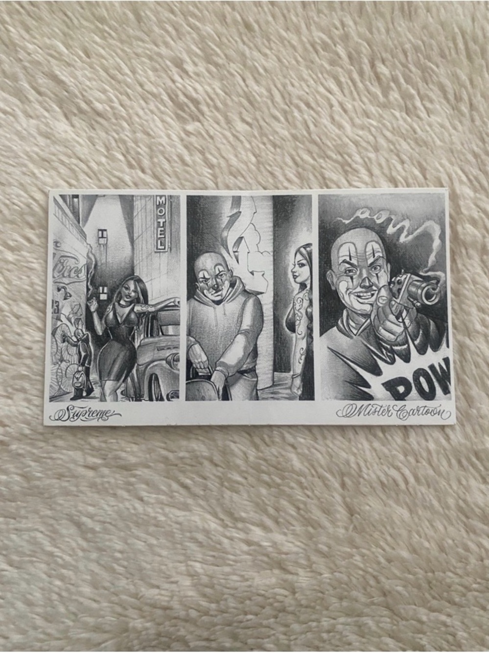 Supreme Mr. Cartoon Sticker, FW24